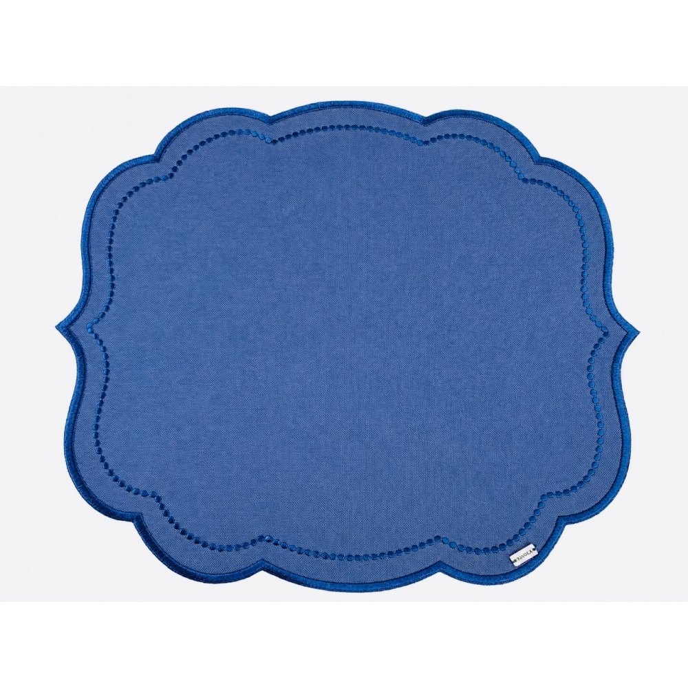 Lugar Americano Sarja Impermeável Azul Royal