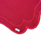 Lugar Americano Sarja Impermeável Vermelho