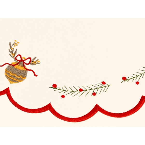 Lugar Americano Sarja Impermeável Natal