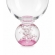 Taça de Vidro Bubblê Rosa