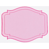 Lugar americano Couro Ecológico Rosa