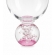 Taça de Vidro Bubblê Rosa