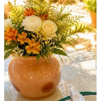 Vaso Vidro Salmão