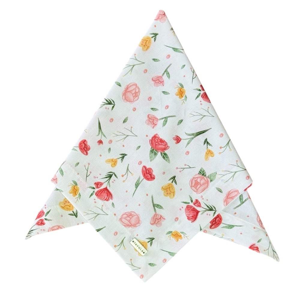 Guardanapo de Algodão Estampado Flores
