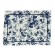 Lugar Americano Linho Cru com Estampa Floral Azul Marinho