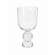 Taça de Vidro Bubblê Dupla Transparente