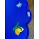 Lugar Americano Impermeável Azul Royal com Bordado de Limão Siciliano