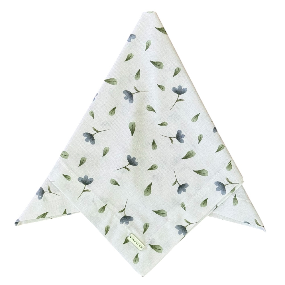 Guardanapo de Algodão Estampado Flores ao Vento