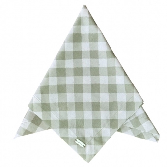 Guardanapo de Algodão Xadrez Italiano Verde