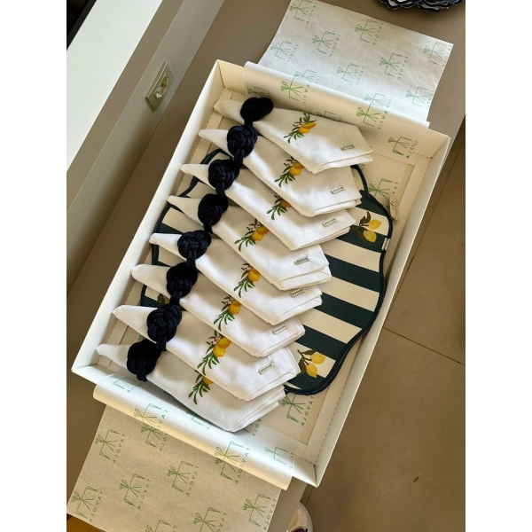 Kit 4 Lugares Coleção Limão Siciliano