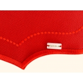 Lugar Americano Sarja Impermeável Vermelho vivo