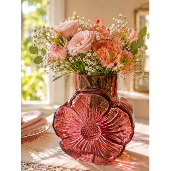 Vaso Flor Rosa
