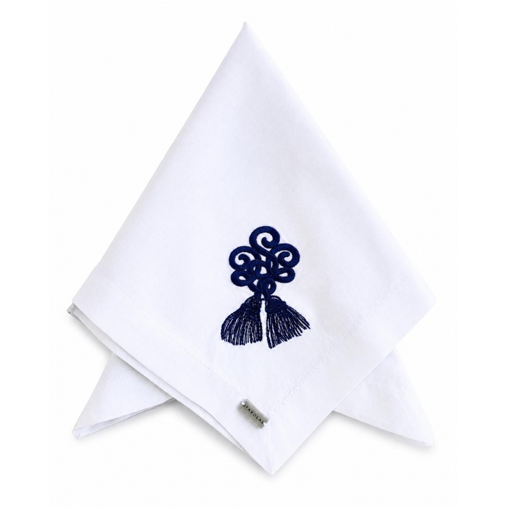 Guardanapo de Algodão Bordado Tassel