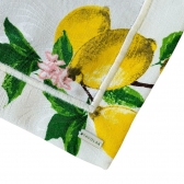 Lugar Americano Estampado Limão Siciliano Fundo Branco
