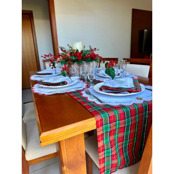 Trilho de Mesa Xadrez Natalino