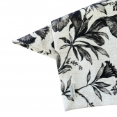 Guardanapo de Linho Floral Preto