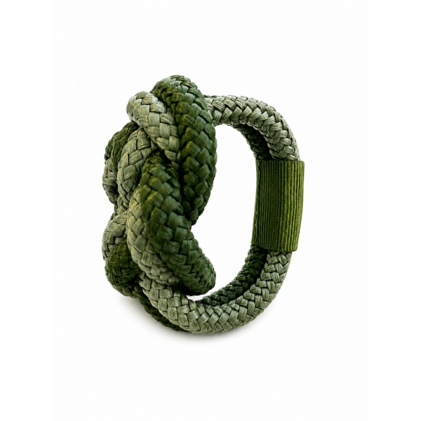 Porta Guardanapo Nó Infinito Verde Claro/Escuro
