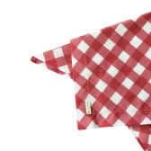 Guardanapo de Algodão Xadrez Italiano Vermelho