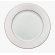 Prato Raso Branco Filete Dourado