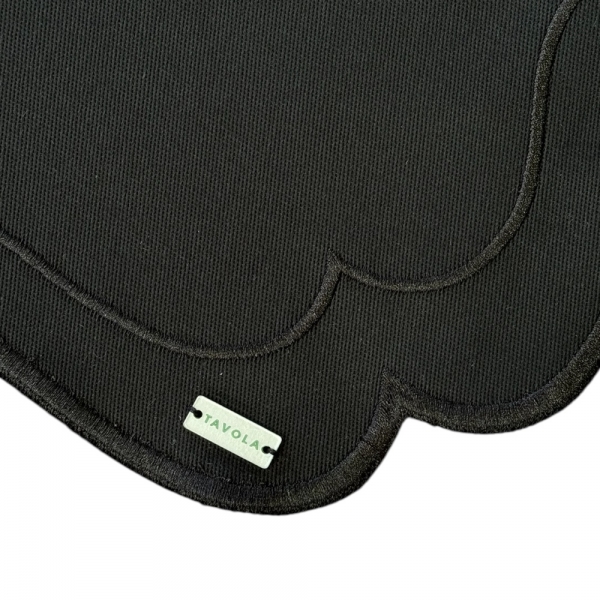 Lugar Americano Sarja Impermeável Preto