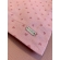 Guardanapo de Linho Rosa com Corações