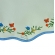 Lugar Americano Impermeável Off White com Bordado Floral