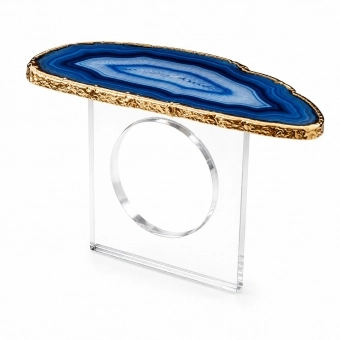 Porta Guardanapo Ágata Azul
