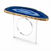 Porta Guardanapo Ágata Azul