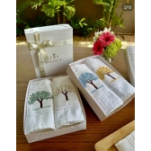 Kit com 2 toalhas de Lavabo Bordadas Ipê