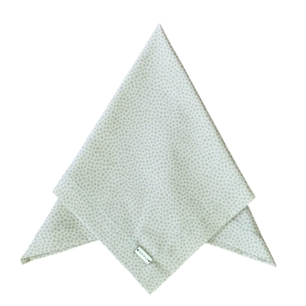 Guardanapo de Algodão Estampado Dots Verde