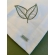 Guardanapo de Algodão Bordado Folha